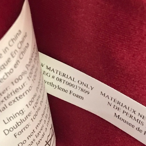 Fioni Night Silk Burgundy Purse Crystals Evening Purse - Picture 10 of 10